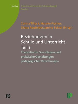 cover image of Beziehungen in Schule und Unterricht. Teil 1